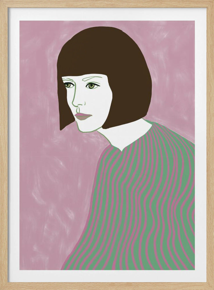 The brunette | Poster