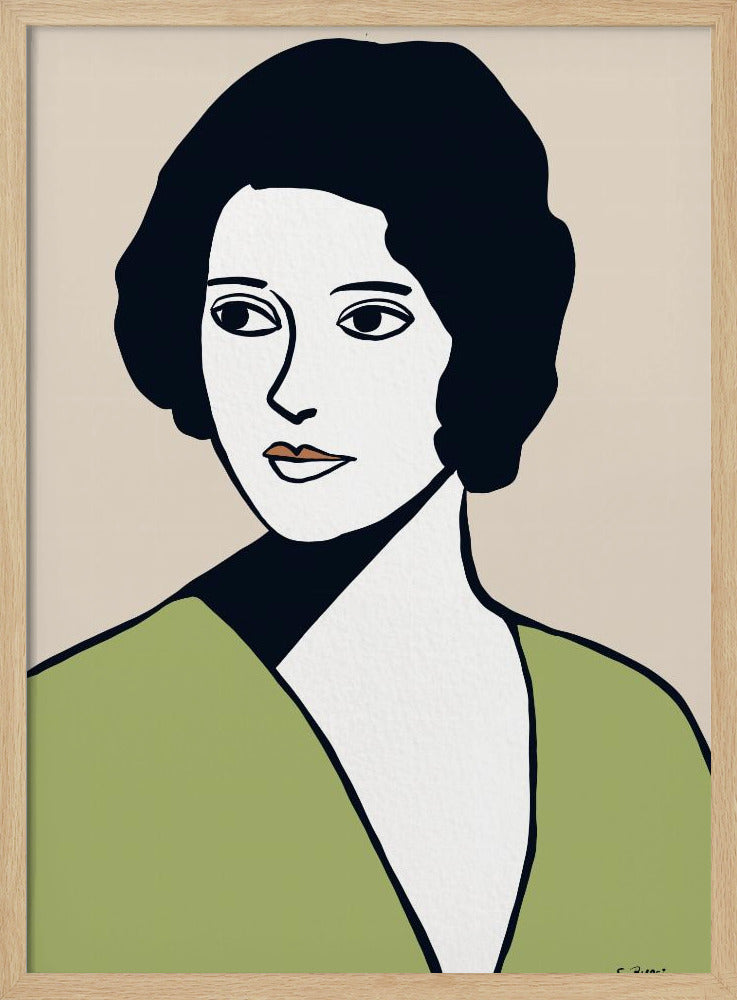 Vintage woman | Poster