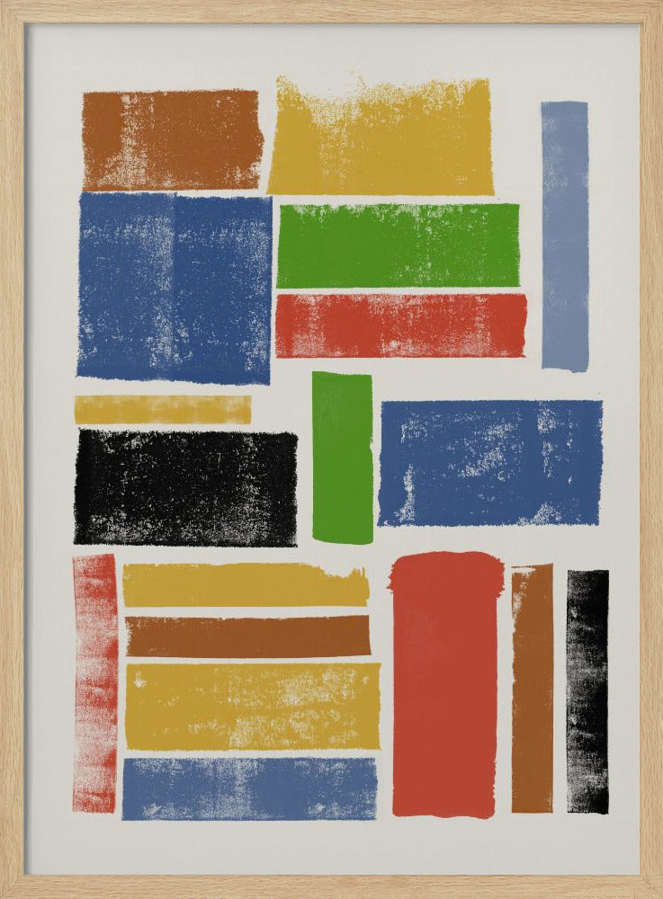 Color Block Harmony | Poster