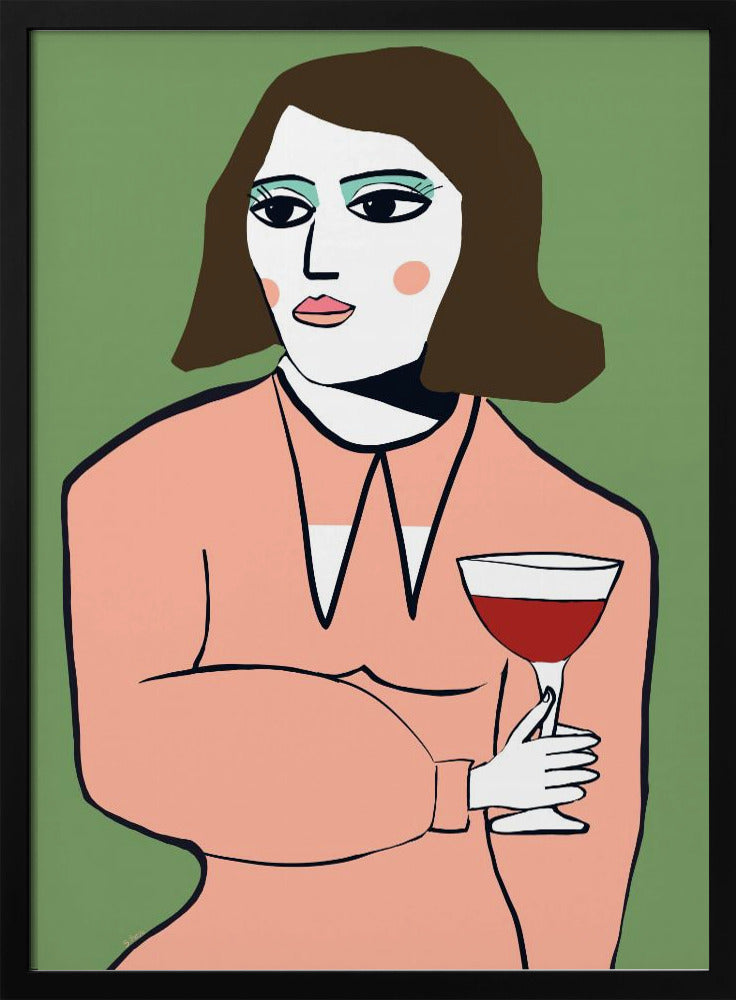Wine lady | Poster