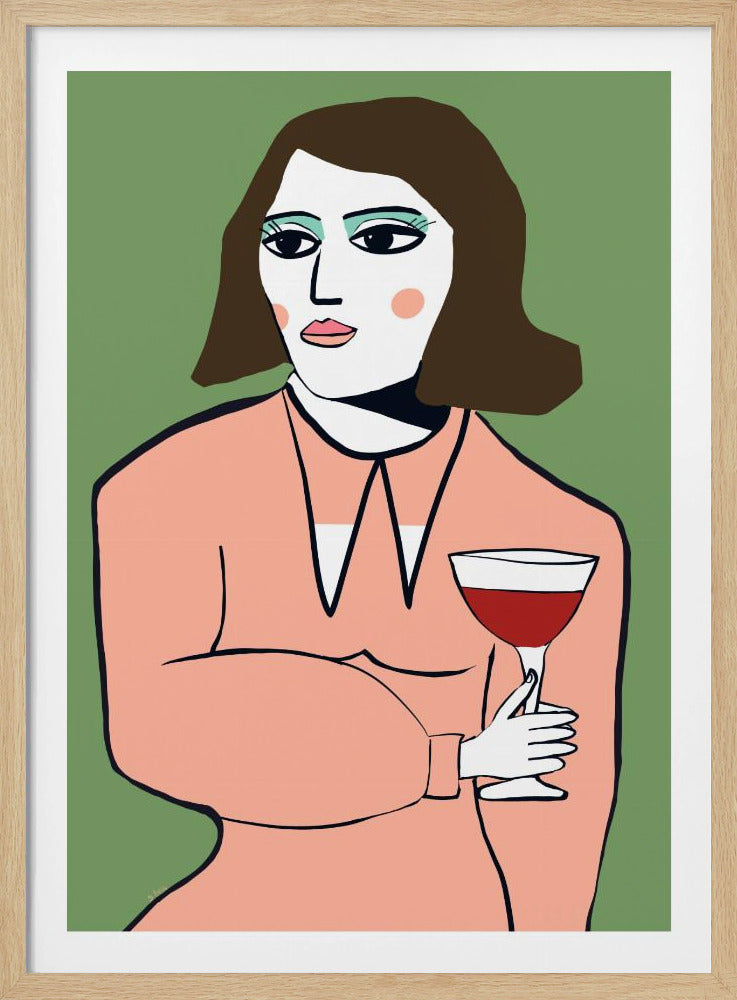 Wine lady | Poster