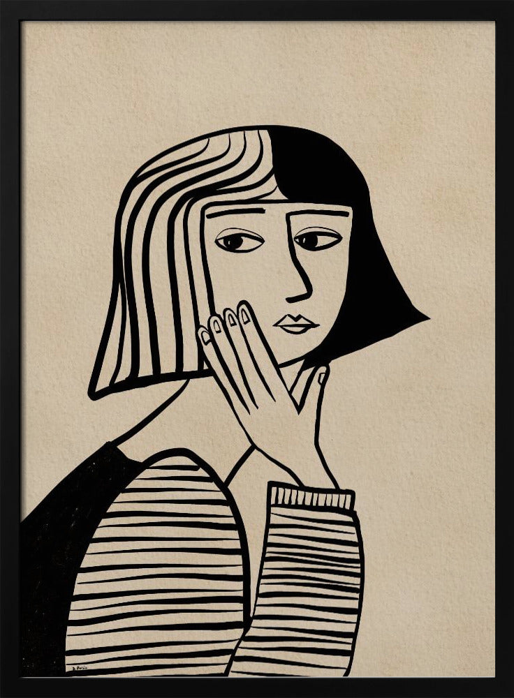 Thinking girl | Poster