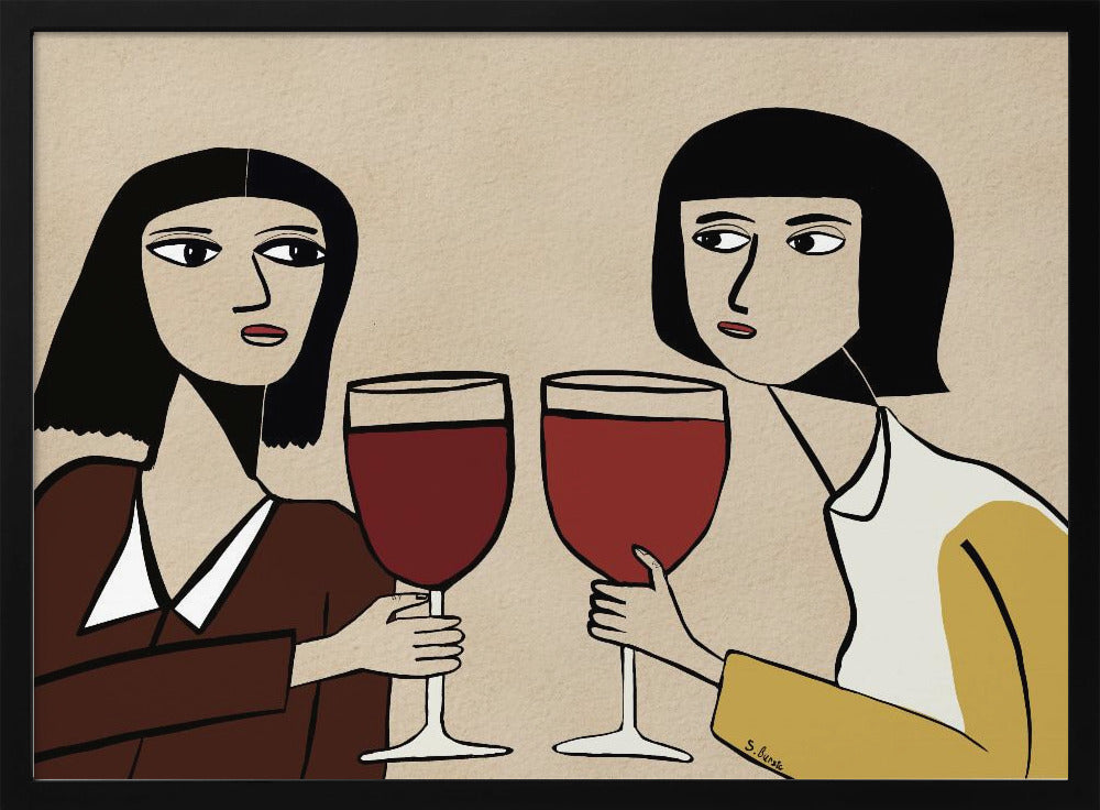 Wine Lover Friends | Poster