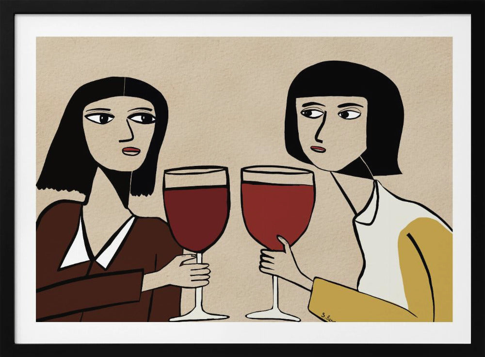 Wine Lover Friends | Poster