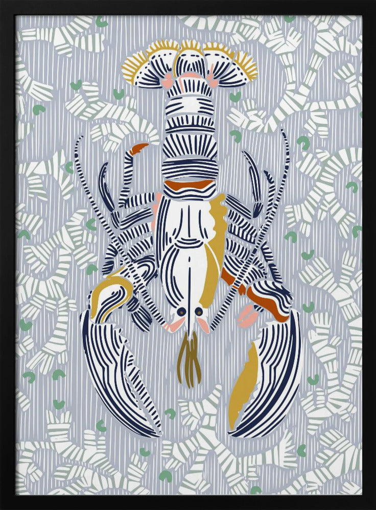 Crustacean Core grey | Poster