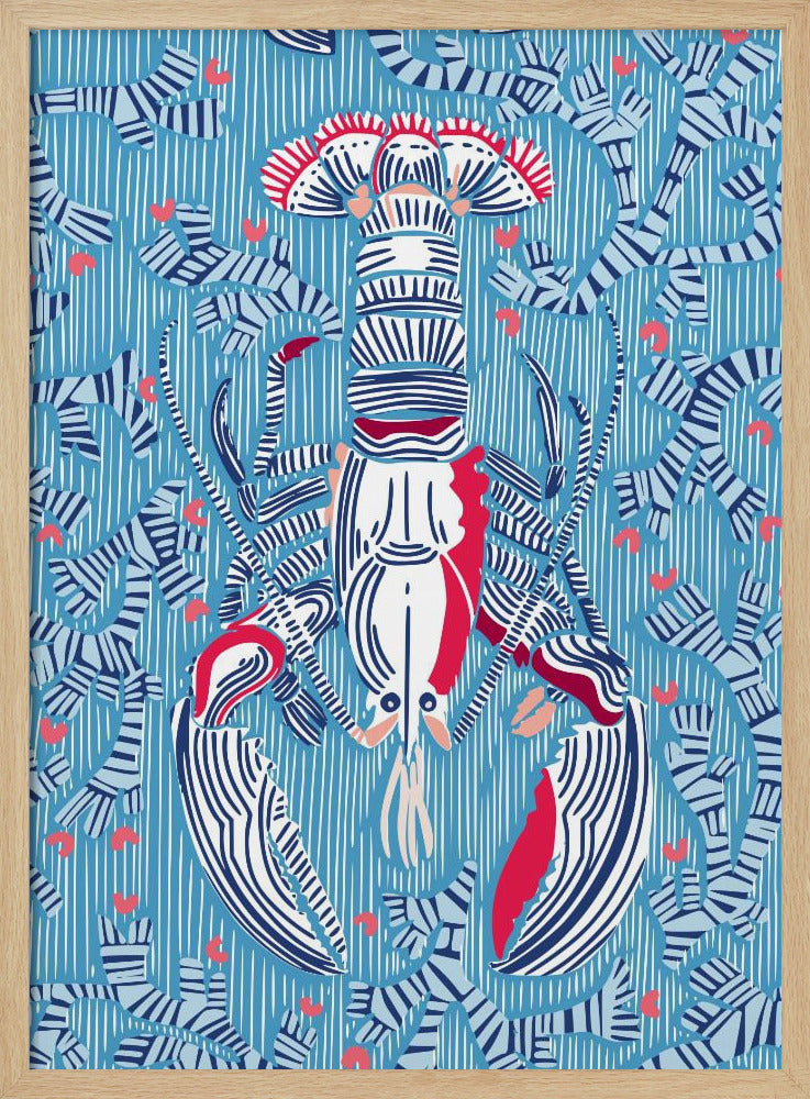 Crustacean Core summer blue | Poster