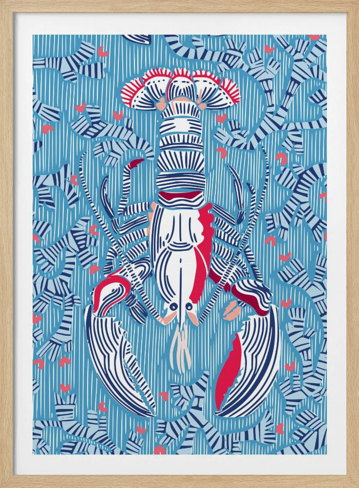 Crustacean Core summer blue | Poster