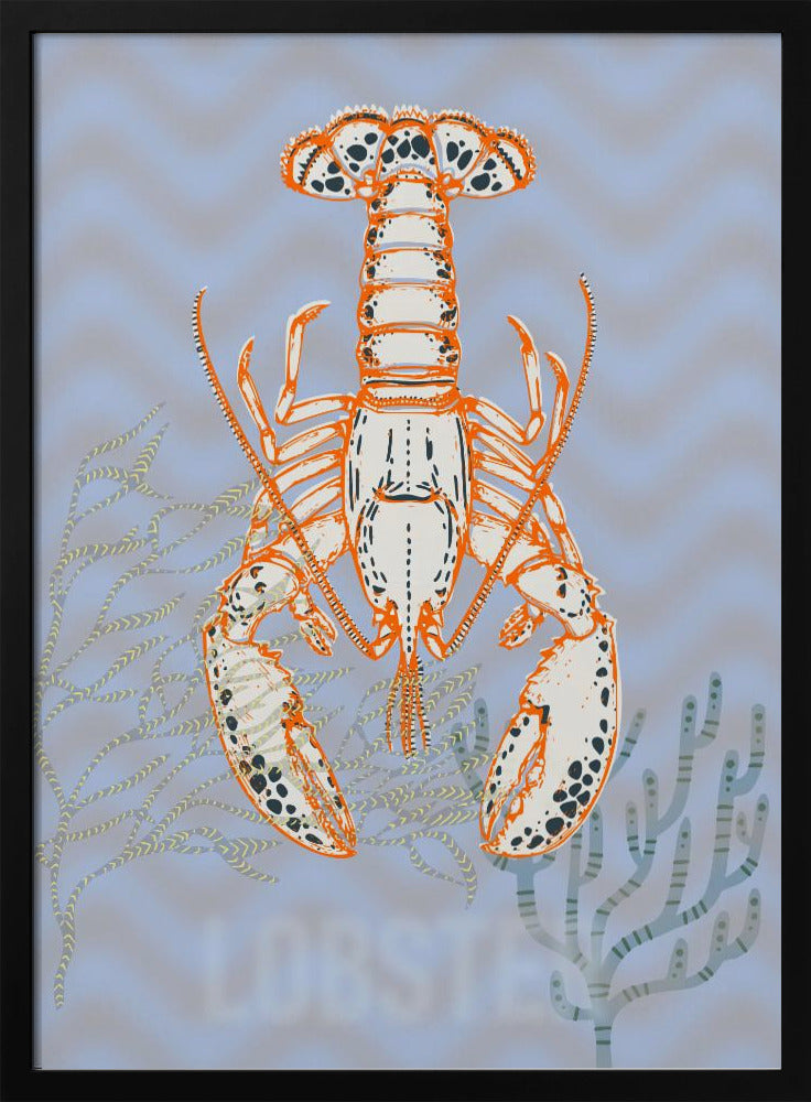 Sea life lobster Neptune&#039;s joy | Poster