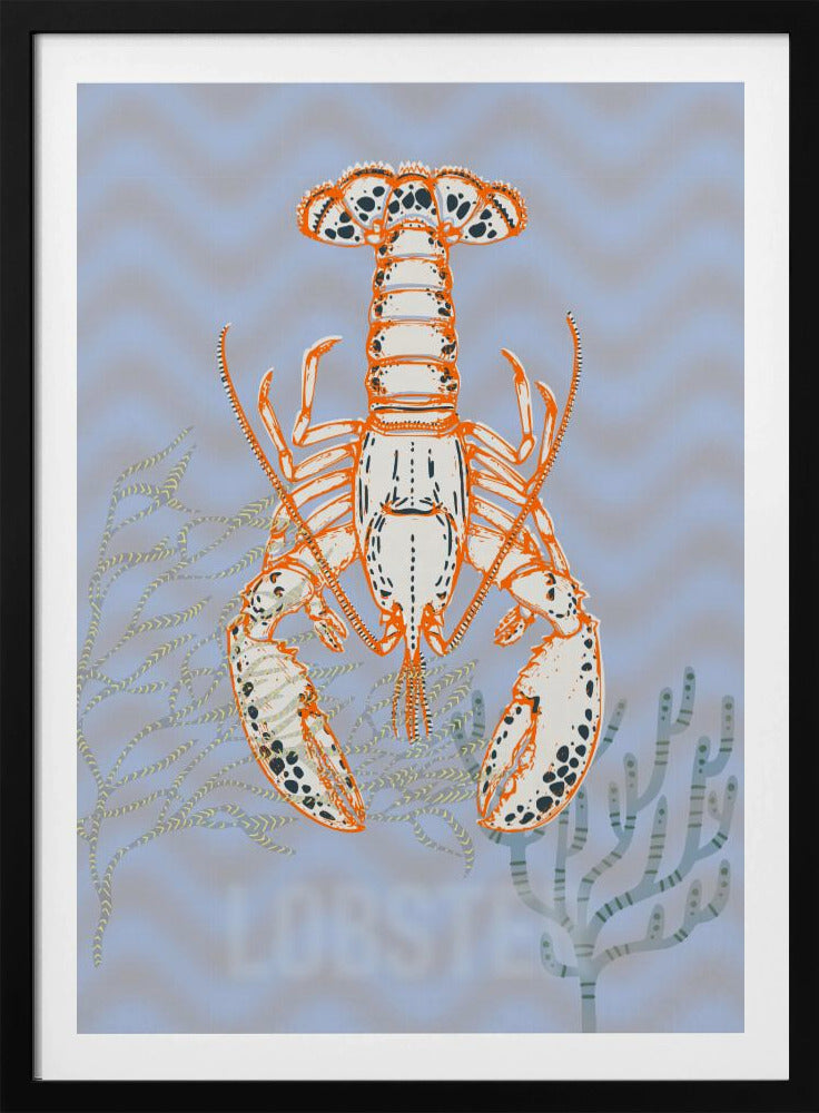 Sea life lobster Neptune&#039;s joy | Poster
