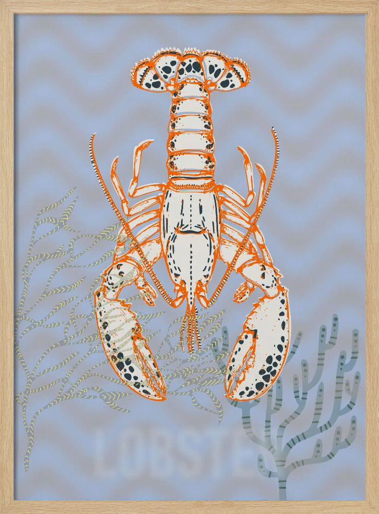 Sea life lobster Neptune&#039;s joy | Poster