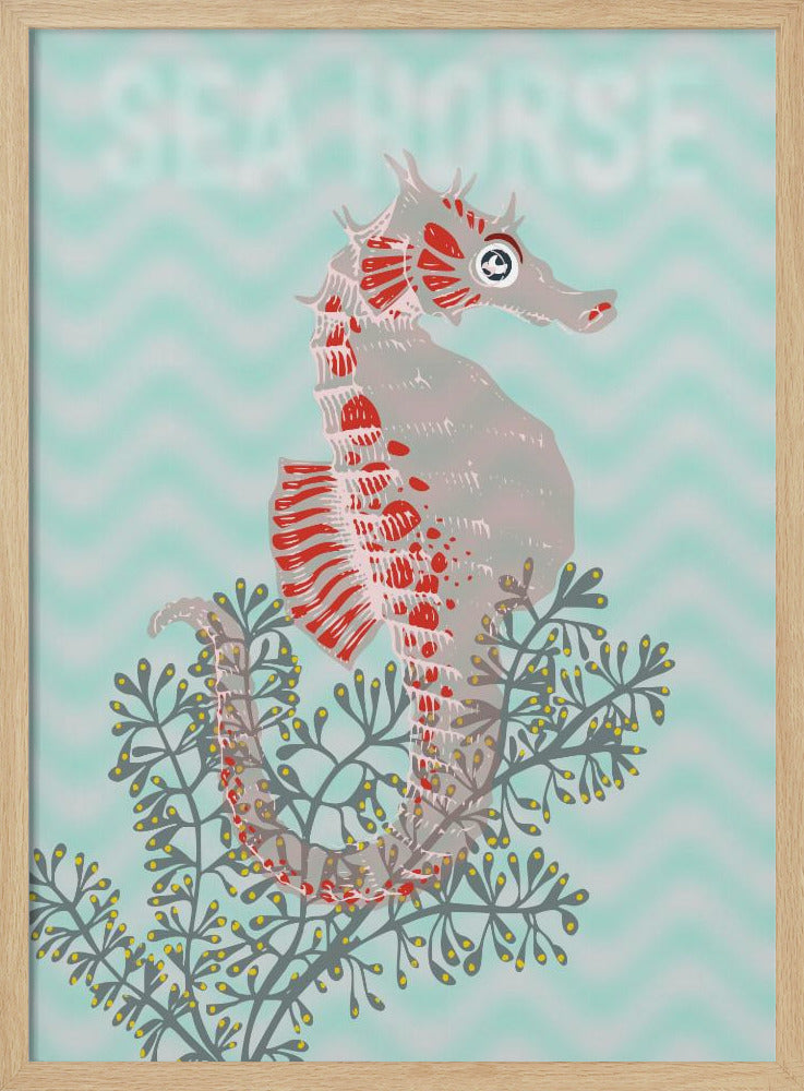 Sea life sea horse Neptune&#039;s joy | Poster