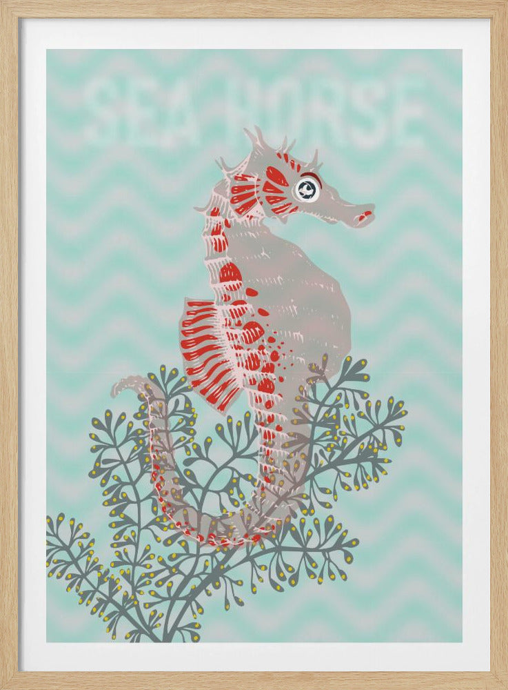 Sea life sea horse Neptune&#039;s joy | Poster