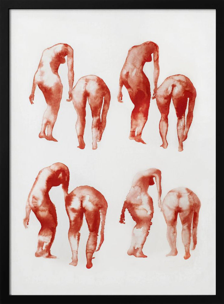 Figure Motion Study 2x4 | Poster