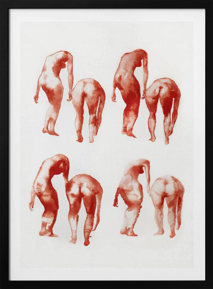 Figure Motion Study 2x4 | Poster