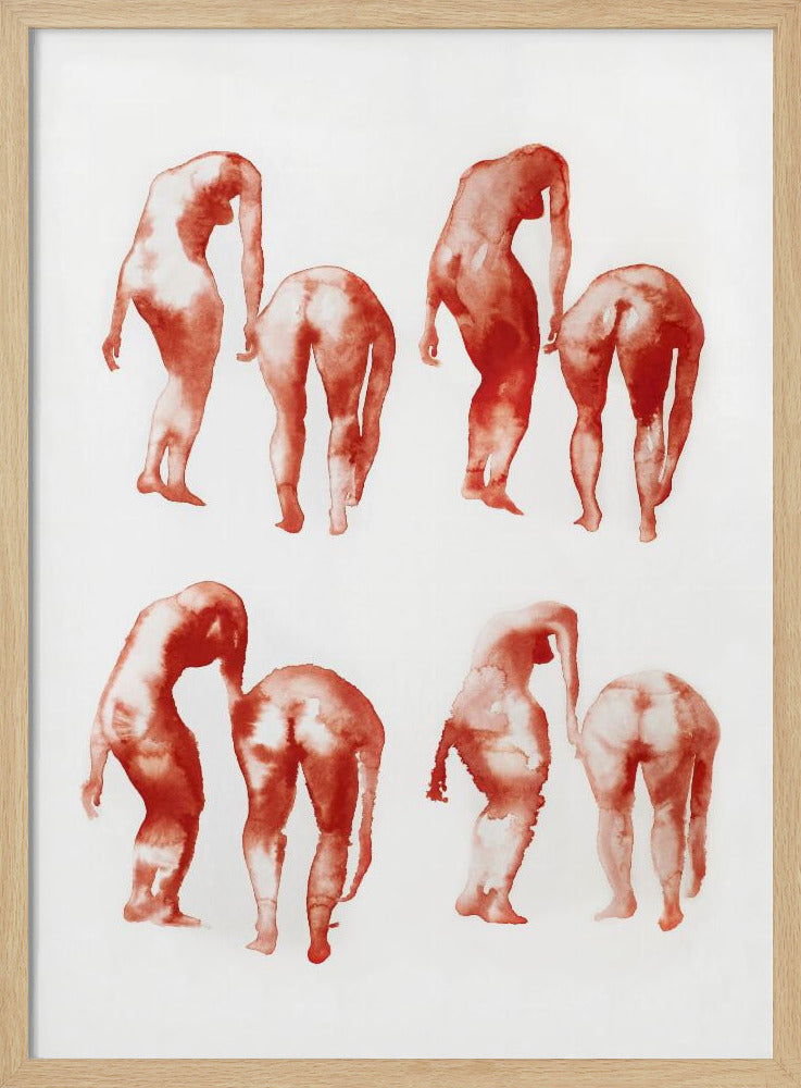 Figure Motion Study 2x4 | Poster