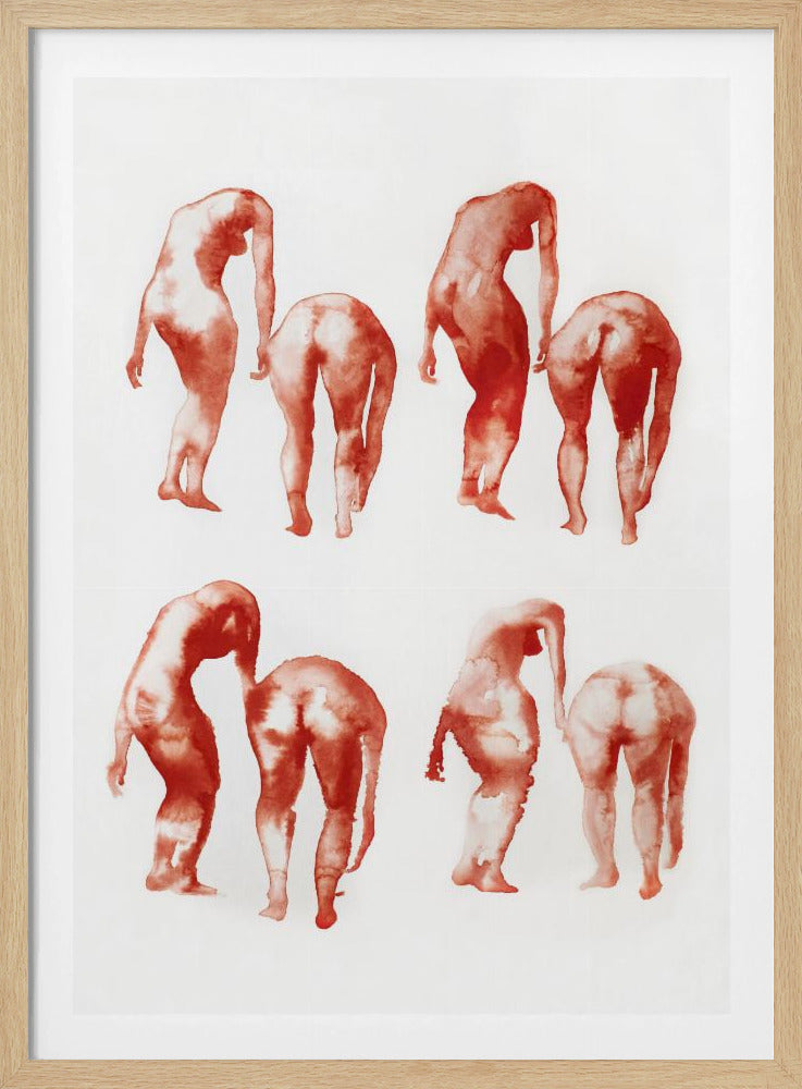 Figure Motion Study 2x4 | Poster