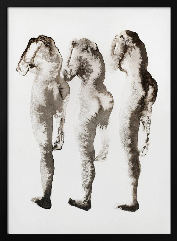 Figure Study 3x (nach Muybridge) | Poster