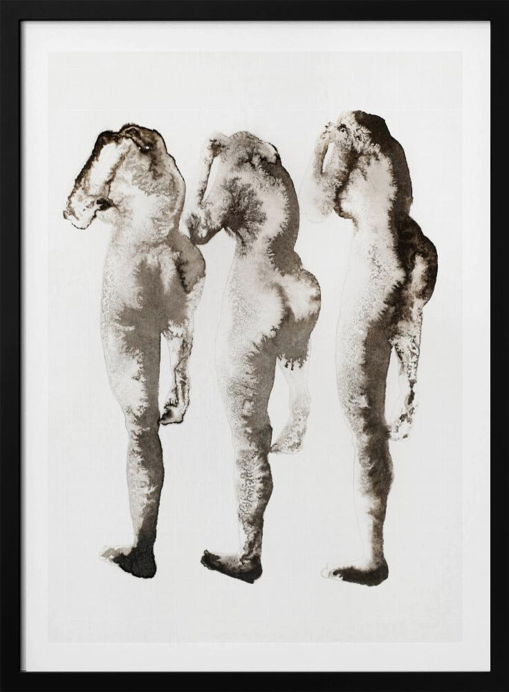 Figure Study 3x (nach Muybridge) | Poster