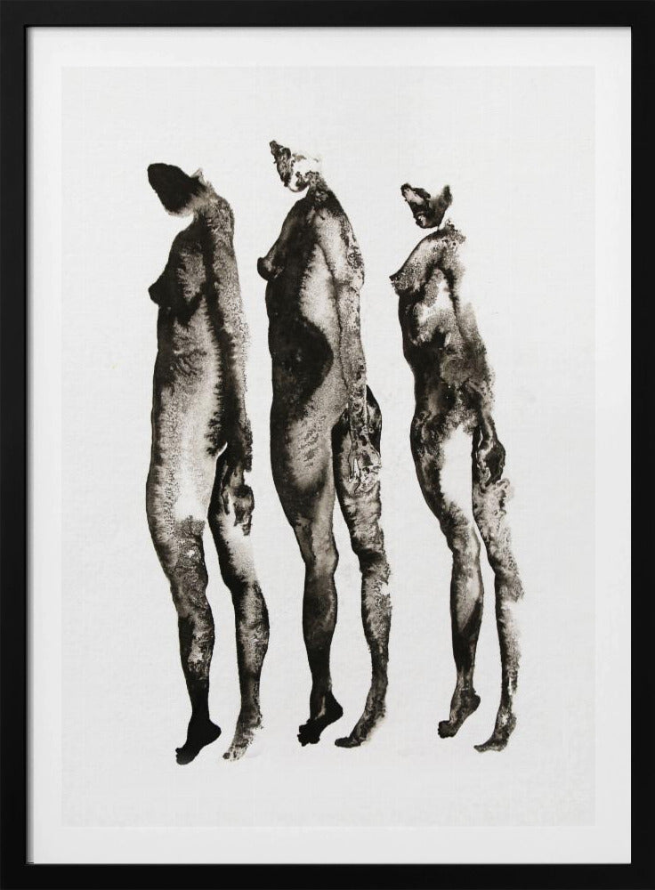 Figure Study 3x | Poster