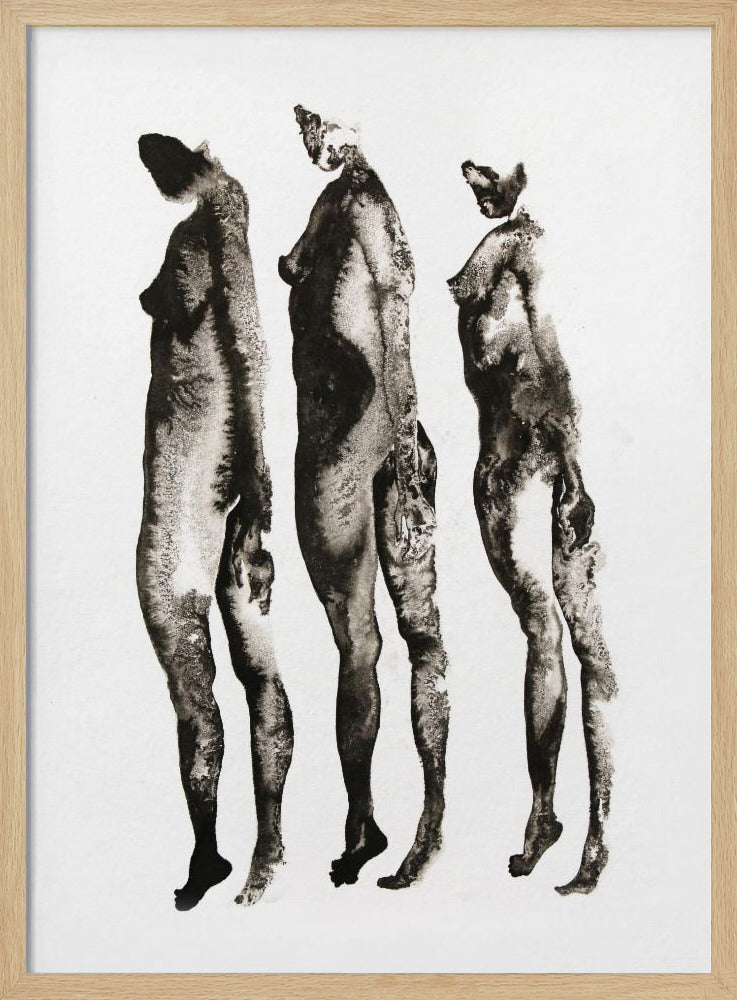 Figure Study 3x | Poster