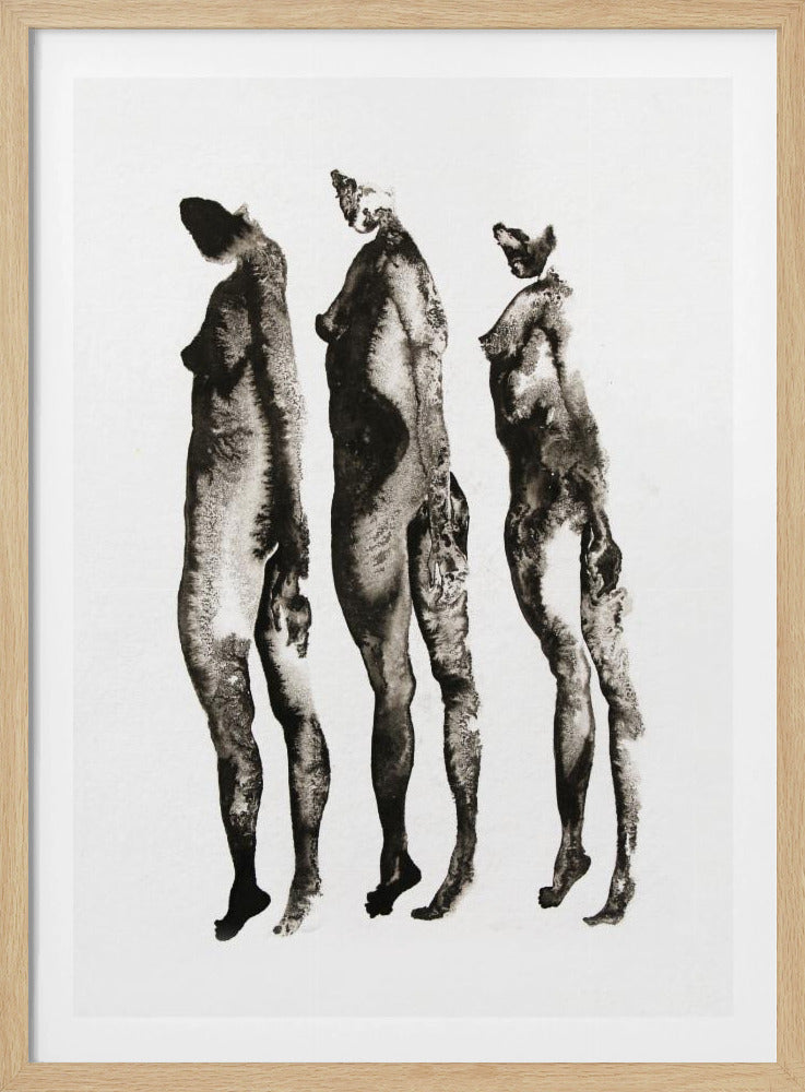 Figure Study 3x | Poster