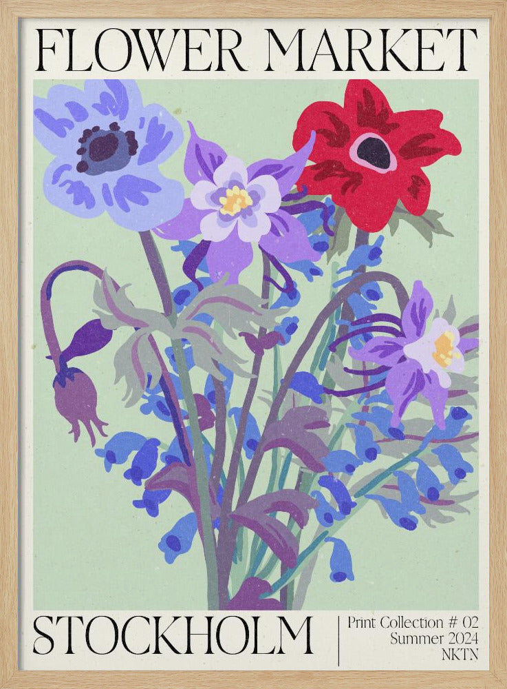 Stockholm Flower Market | Poster