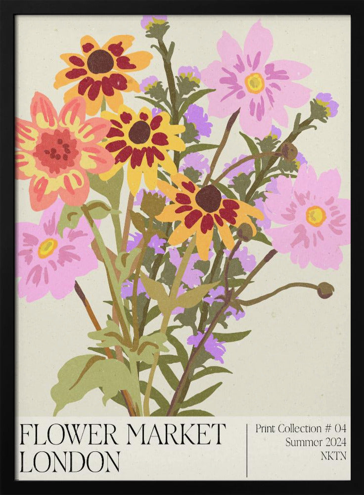 London Flower Market | Poster
