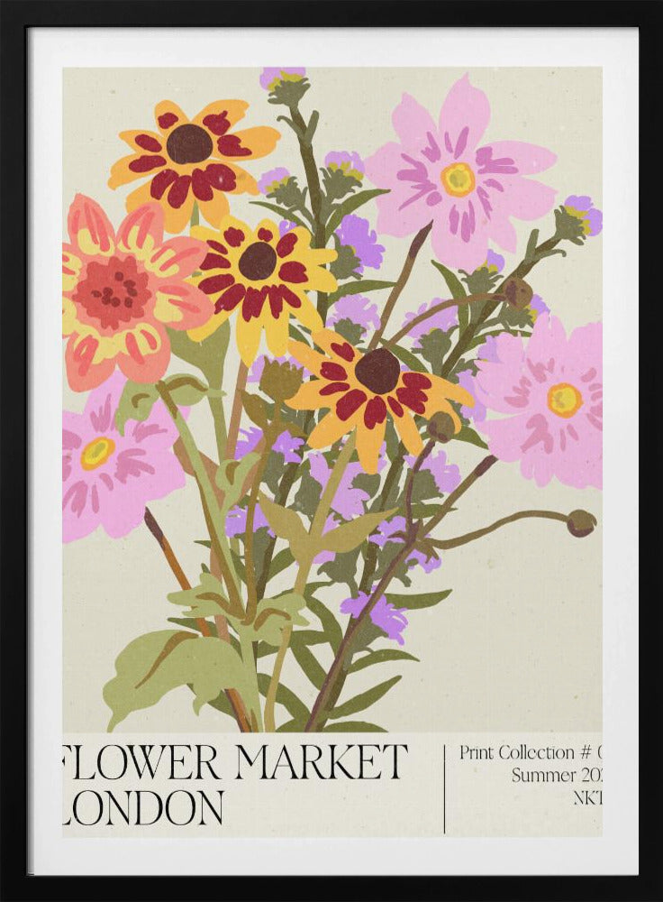 London Flower Market | Poster