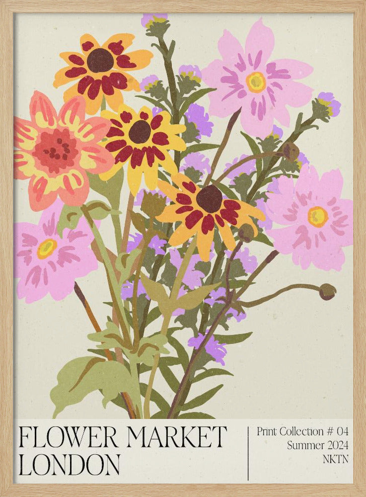 London Flower Market | Poster
