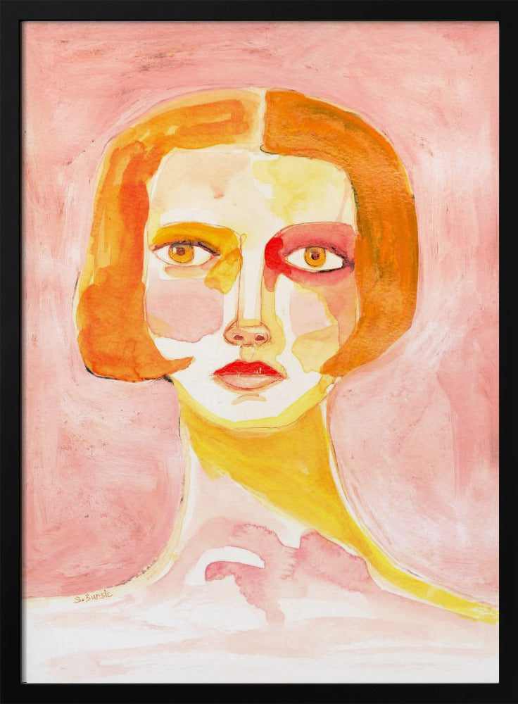 Lady with Bob haircut | Poster