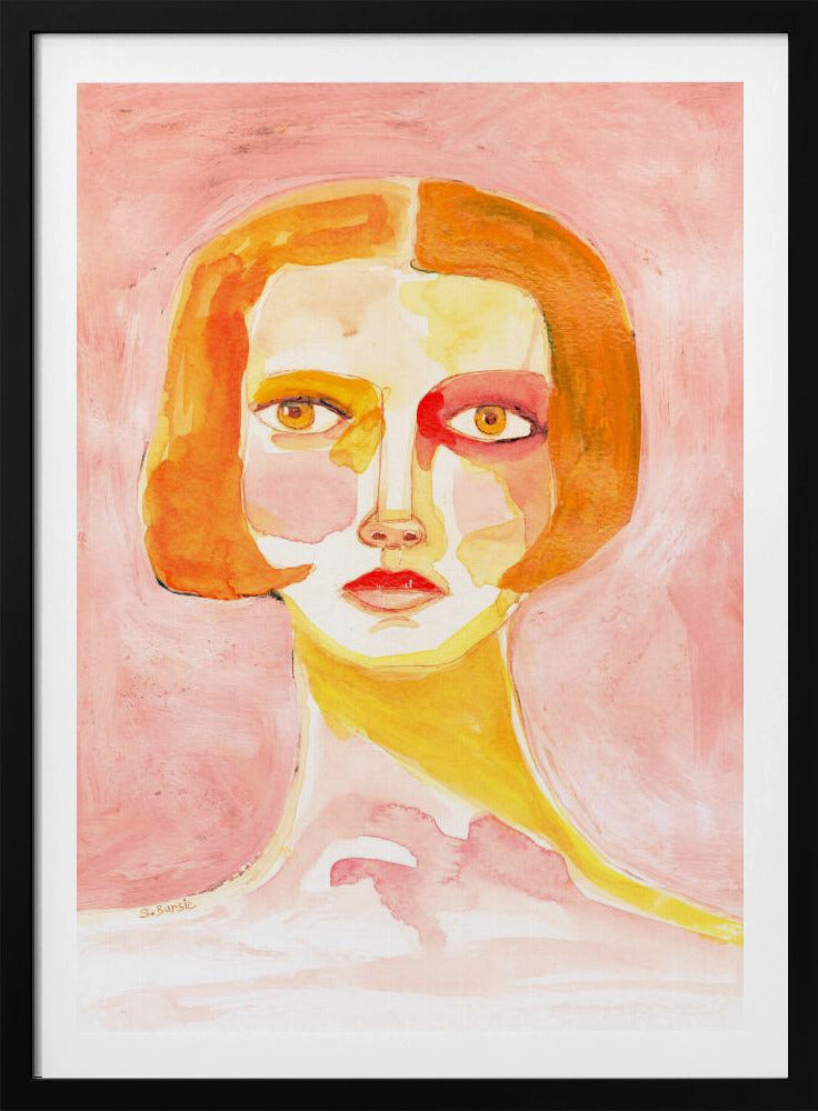 Lady with Bob haircut | Poster