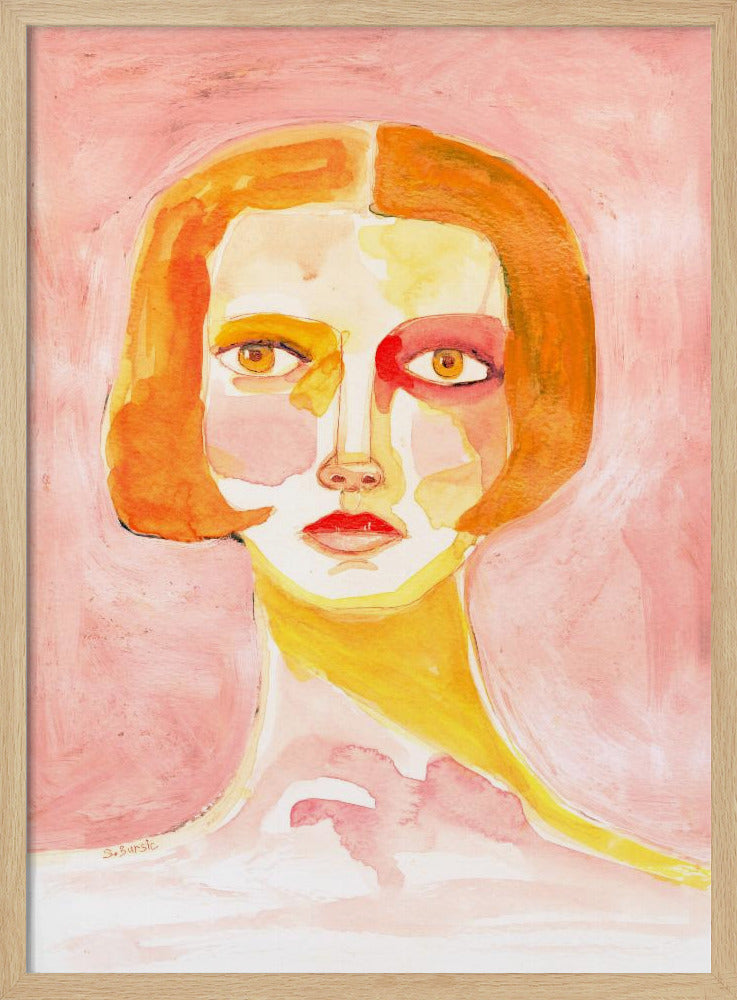 Lady with Bob haircut | Poster