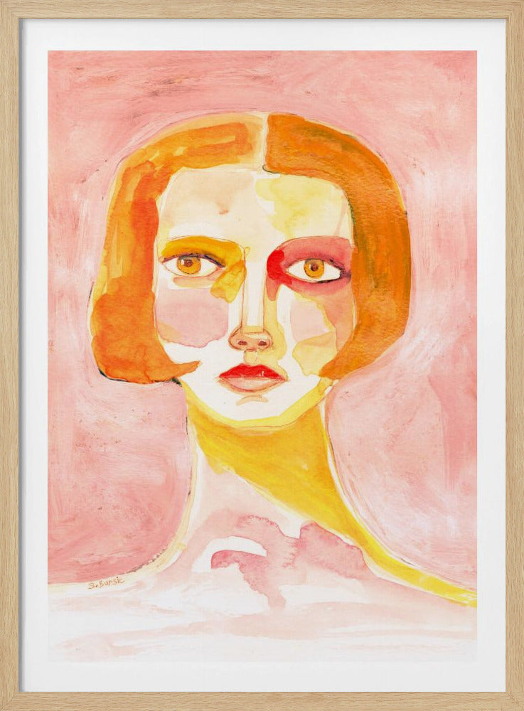 Lady with Bob haircut | Poster