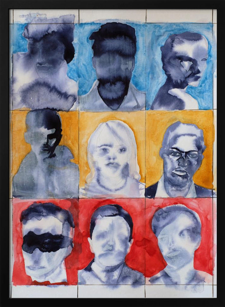 Headshot Grid No. 1 | Poster