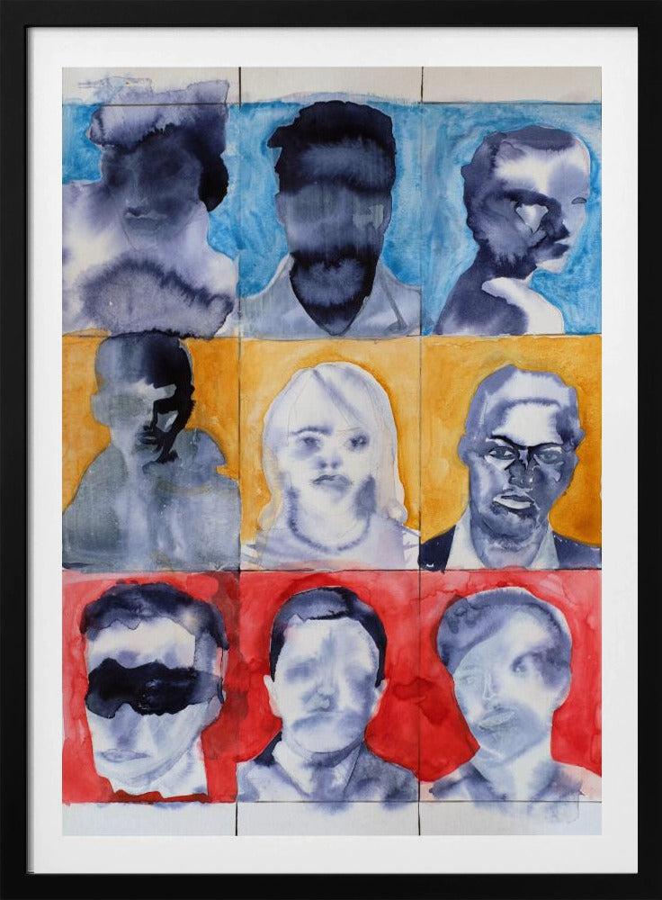 Headshot Grid No. 1 | Poster