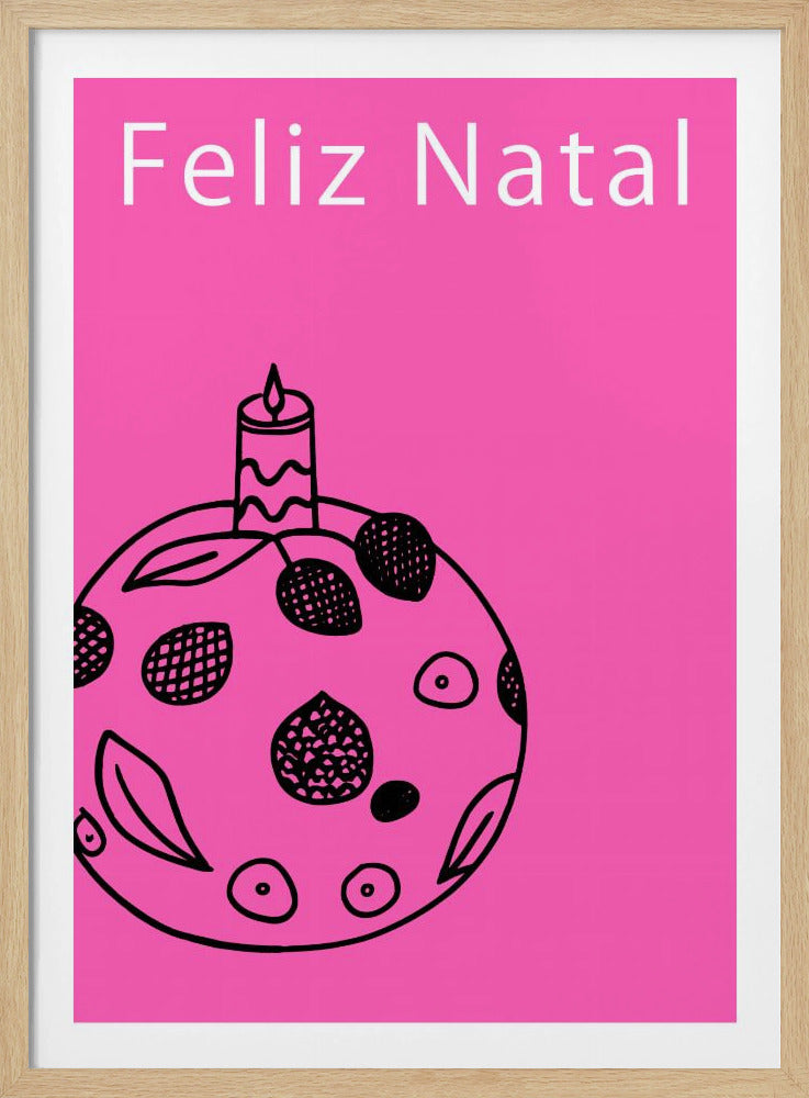Bows and Baubles: Feliz Natal Christmas | Poster