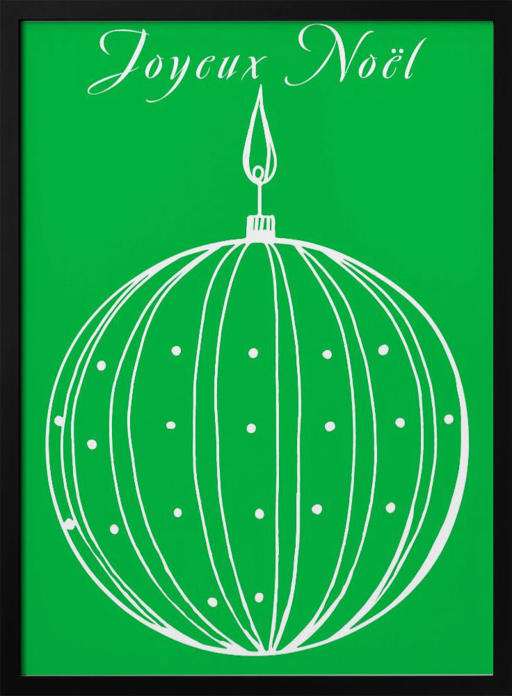 Bows and Baubles: Joyeux Noël Christmas | Poster