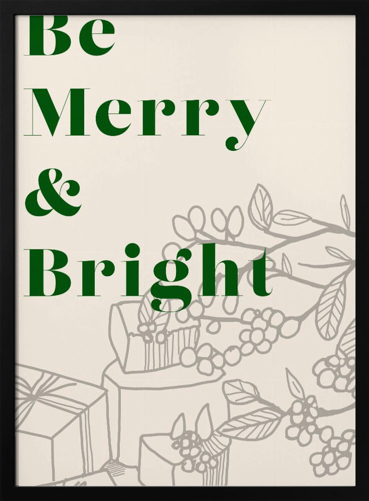 Bows and Baubles: Be Merry &amp; Bright Christmas | Poster