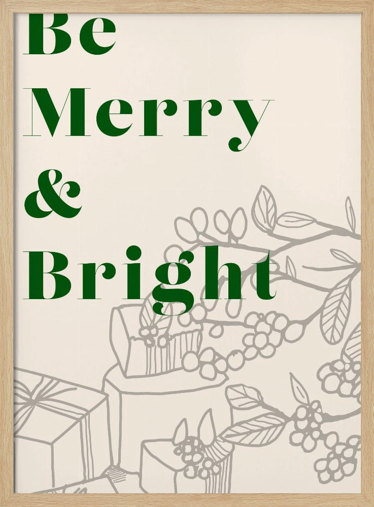 Bows and Baubles: Be Merry &amp; Bright Christmas | Poster