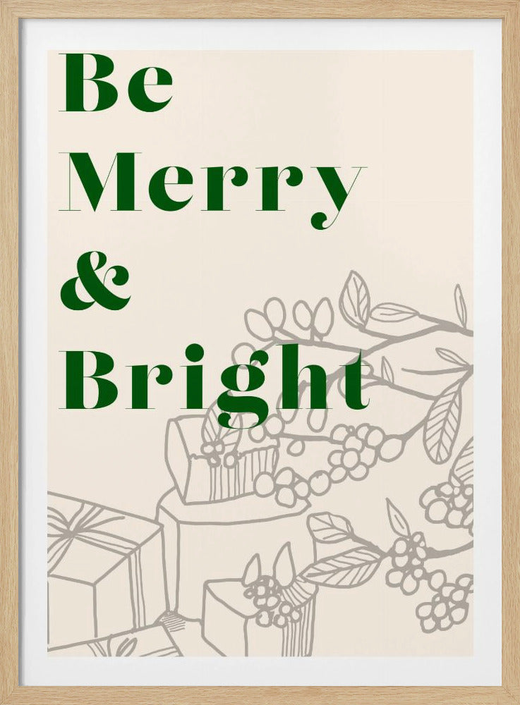 Bows and Baubles: Be Merry &amp; Bright Christmas | Poster