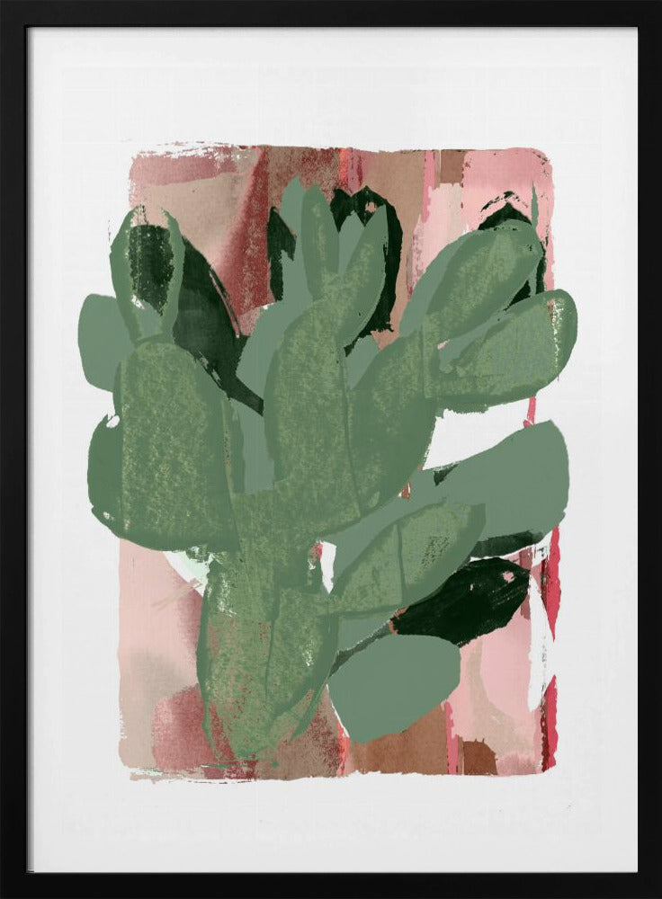 Cactus Green Pink 3 | Poster