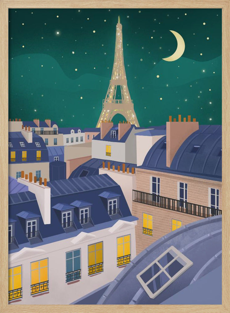 Paris at Night | Poster