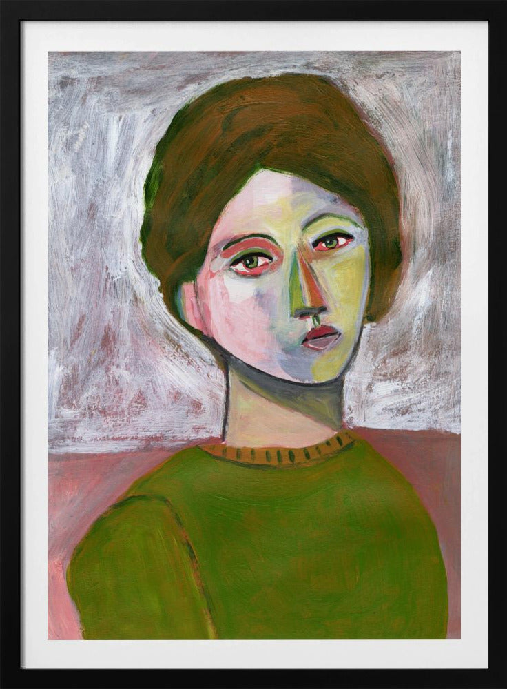 The woman in the green sweater | Poster