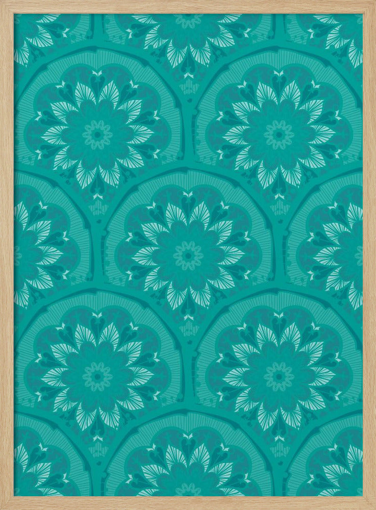 Verdant Mandala Dream | Poster