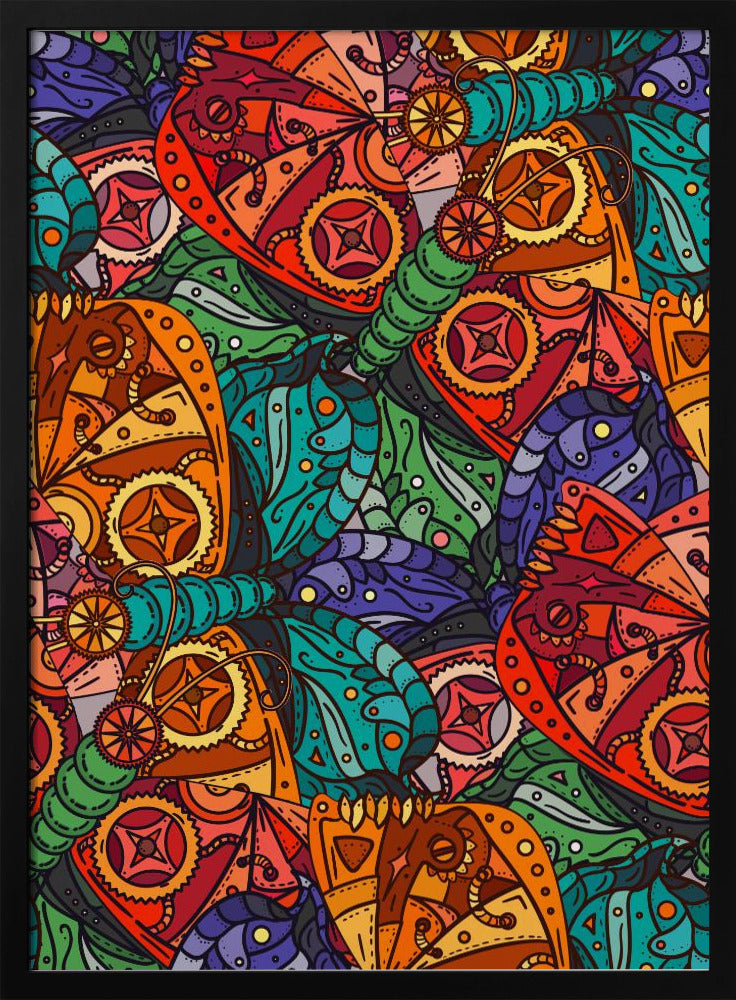 Steampunk Butterfly Art | Poster