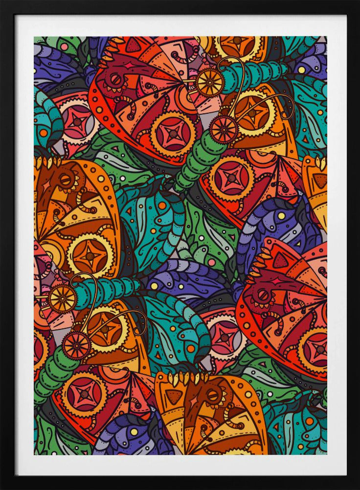 Steampunk Butterfly Art | Poster