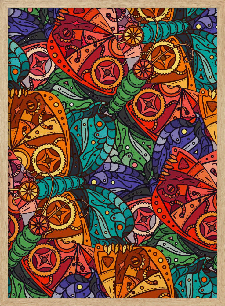Steampunk Butterfly Art | Poster
