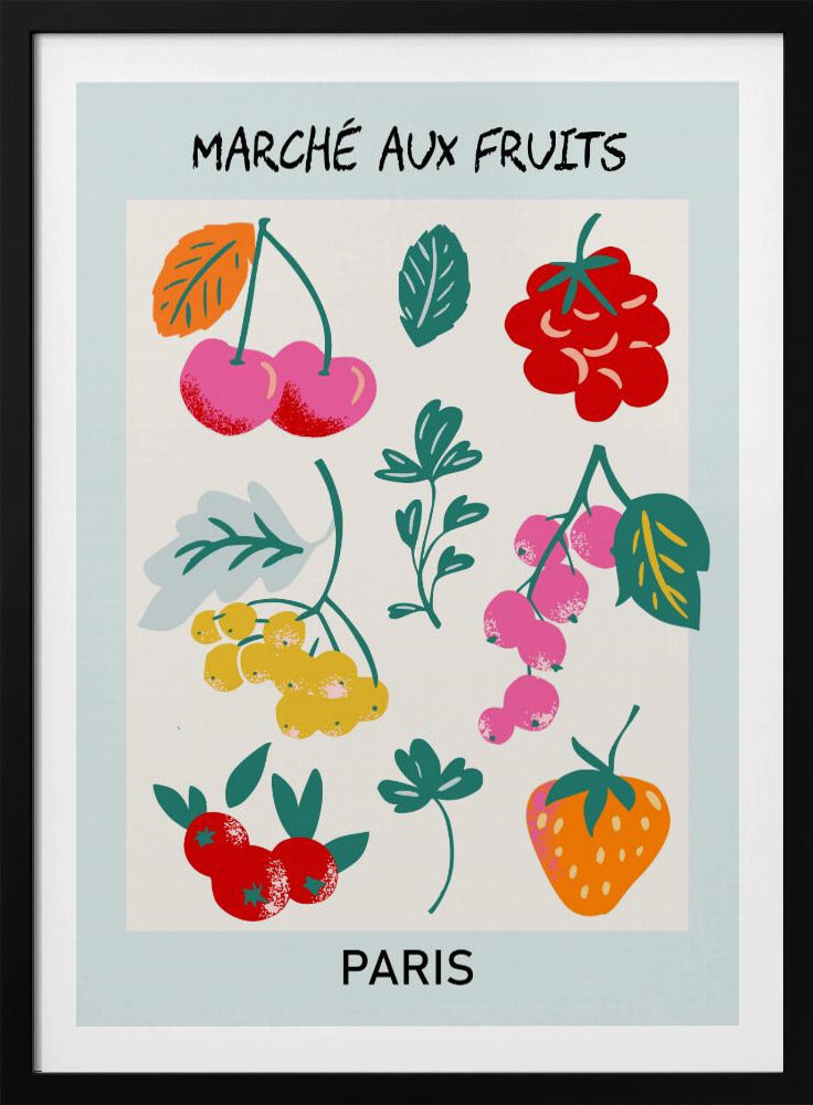 Fruit Market Paris | Poster