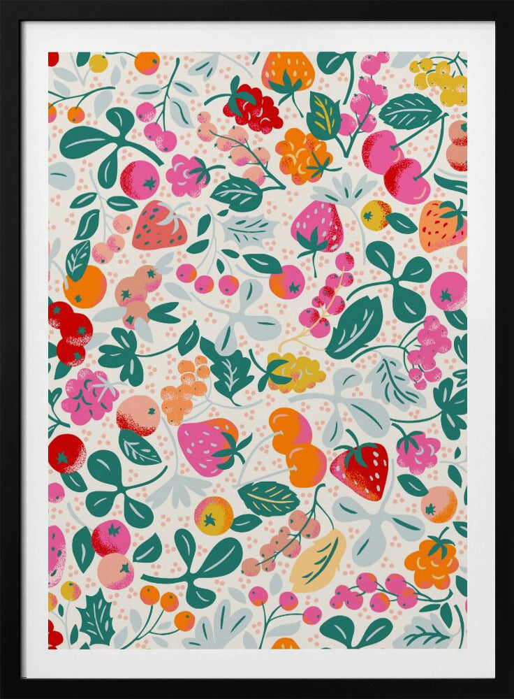 Fruity seamless pattern | Poster