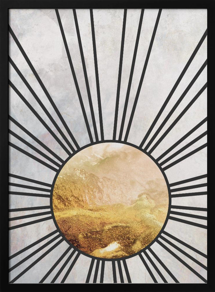 Black gold mid sun | Poster